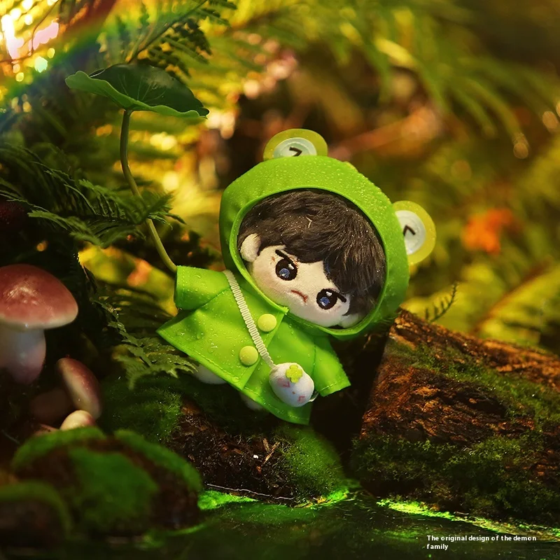 10cm cotton doll clothes Kawaii small animal raincoat series clothes pendants without attributes dolls can be worn and changed f