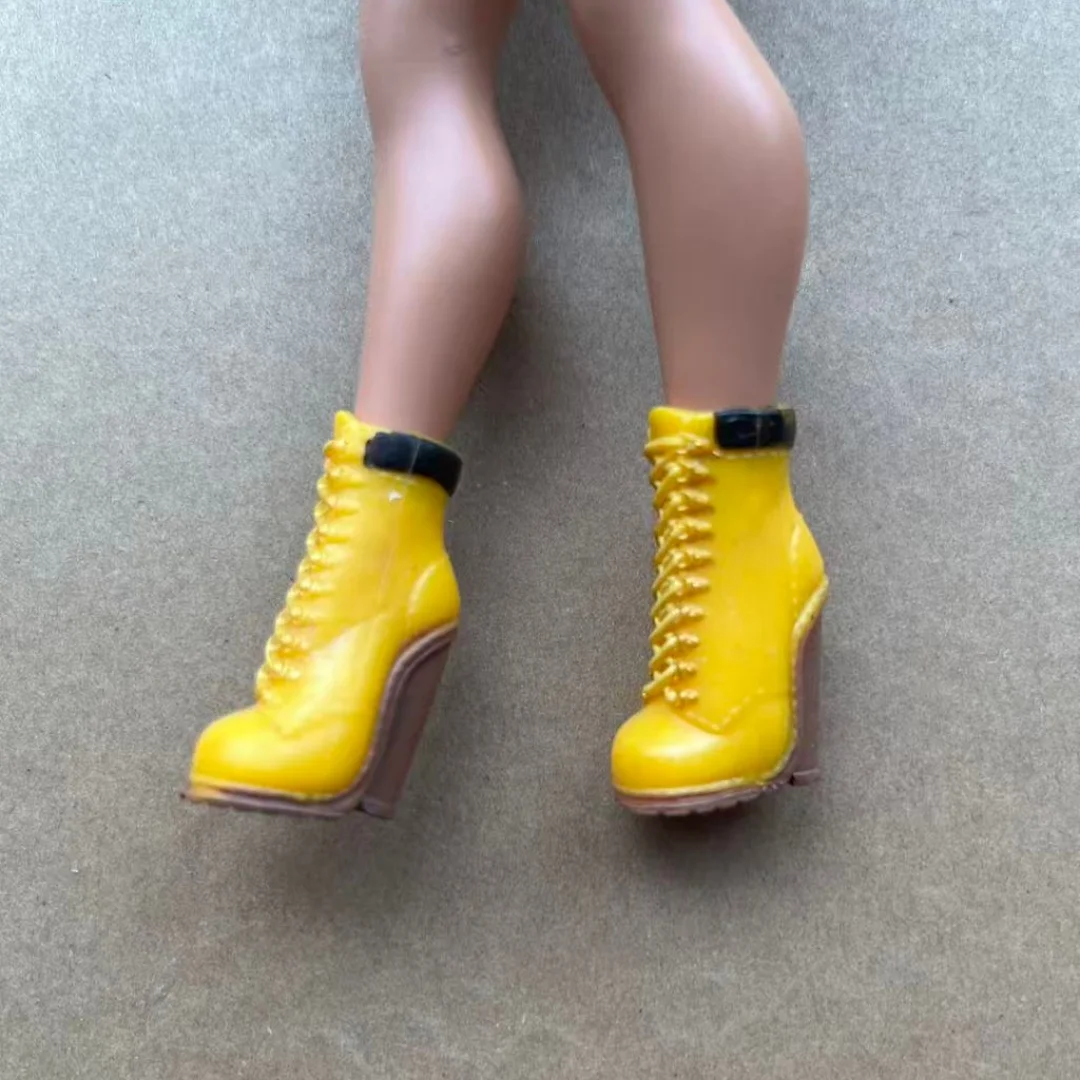 1/6 Doll Sandals Fashion Sister Doll Shoes Boots DIY Colorful Decors for Female Doll Personality Dressing