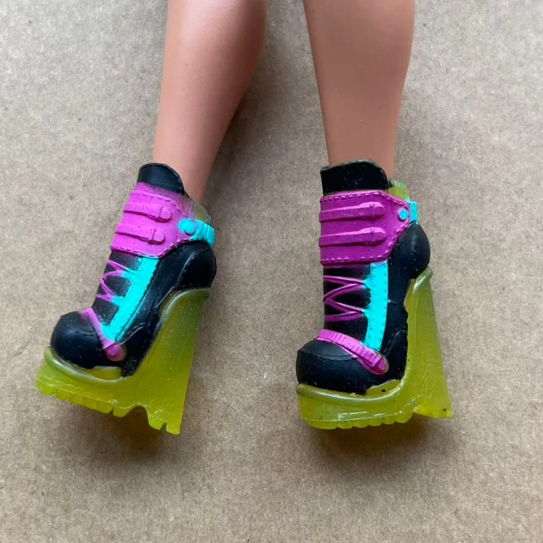 1/6 Doll Sandals Fashion Sister Doll Shoes Boots DIY Colorful Decors for Female Doll Personality Dressing