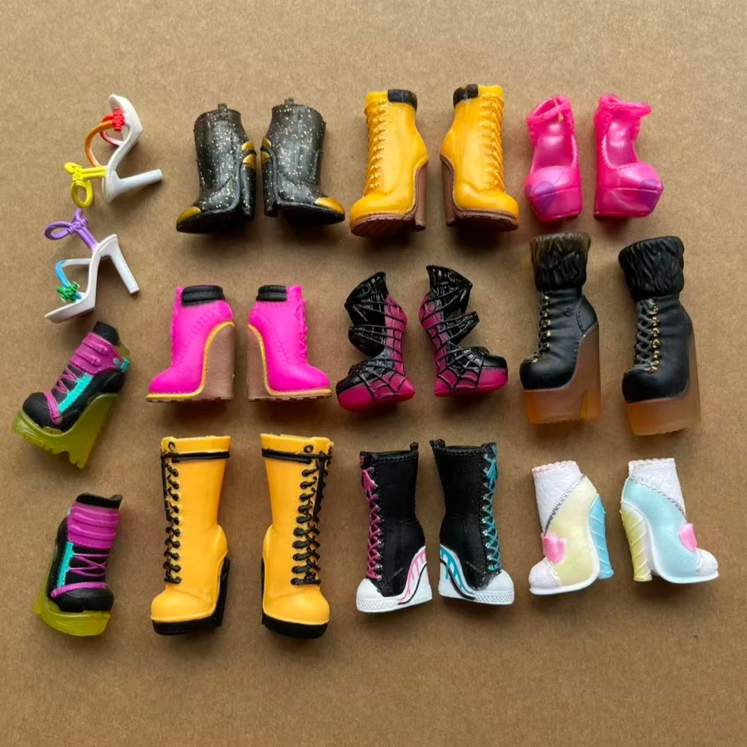 1/6 Doll Sandals Fashion Sister Doll Shoes Boots DIY Colorful Decors for Female Doll Personality Dressing