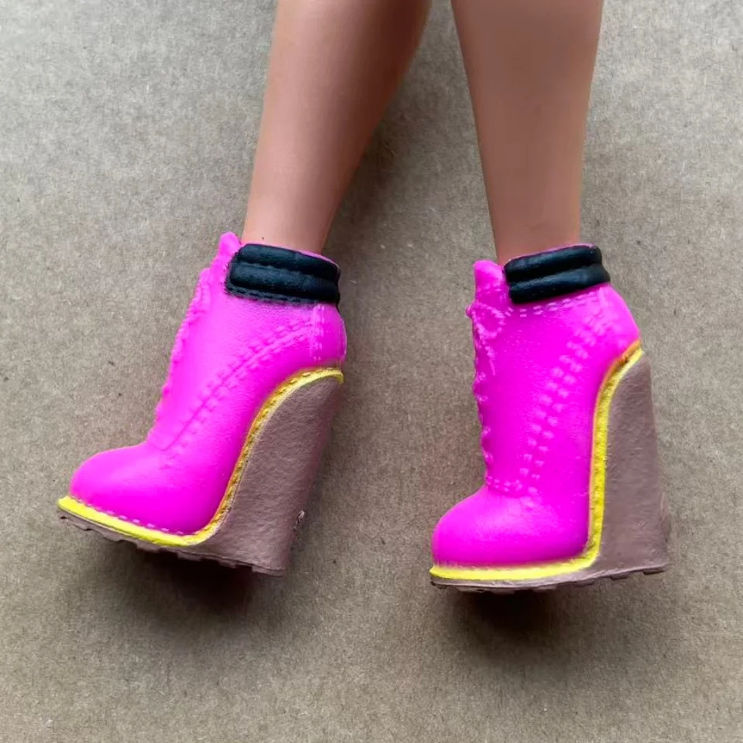 1/6 Doll Sandals Fashion Sister Doll Shoes Boots DIY Colorful Decors for Female Doll Personality Dressing