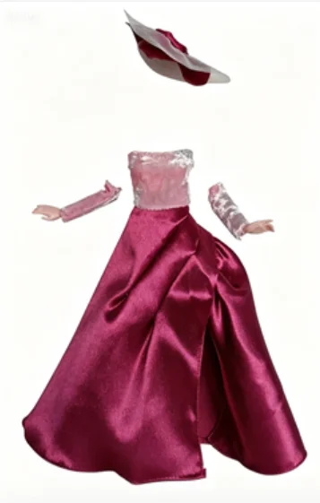 LXKD21A1314 Beautiful dress top skirt suit clothes gifts for your 1/6 babi xinyi fr fr2 mizi Mengfan dolls