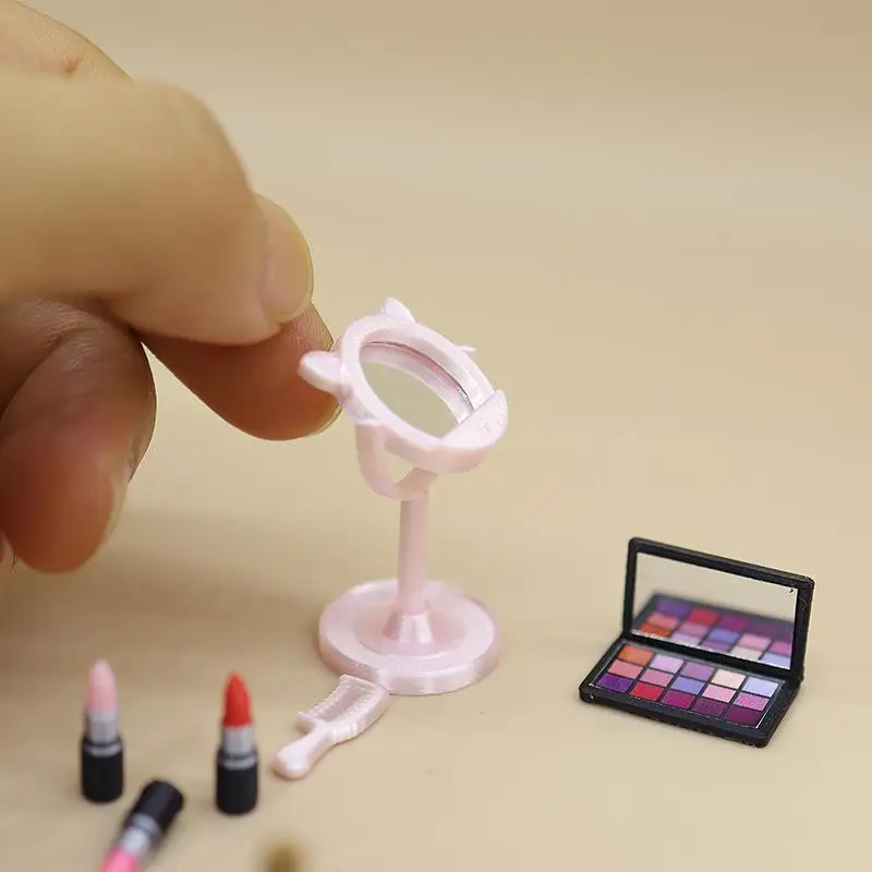 1Pcs Simulated Miniature Dollhouse Makeup Brush Cosmetic For Doll Accessory Toys