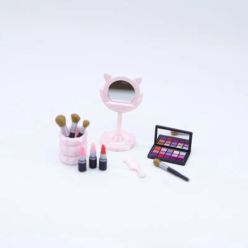 1Pcs Simulated Miniature Dollhouse Makeup Brush Cosmetic For Doll Accessory Toys