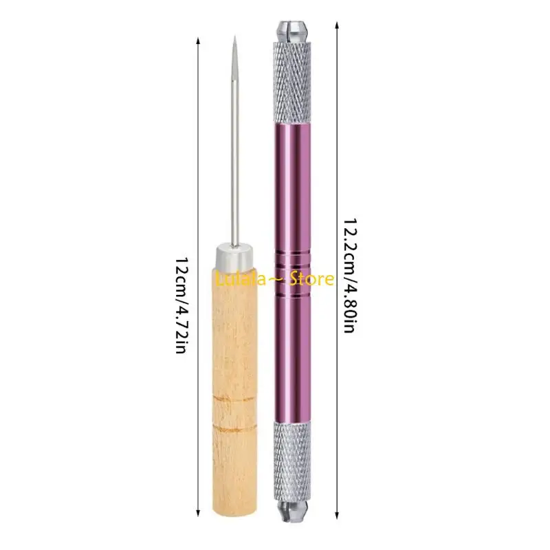 Y4QA Efficient Ergonomic Doll Hair Planting Tool Rerooting Toolkits Metal Doll Hair Rooting Tool for Doll Crafting Use