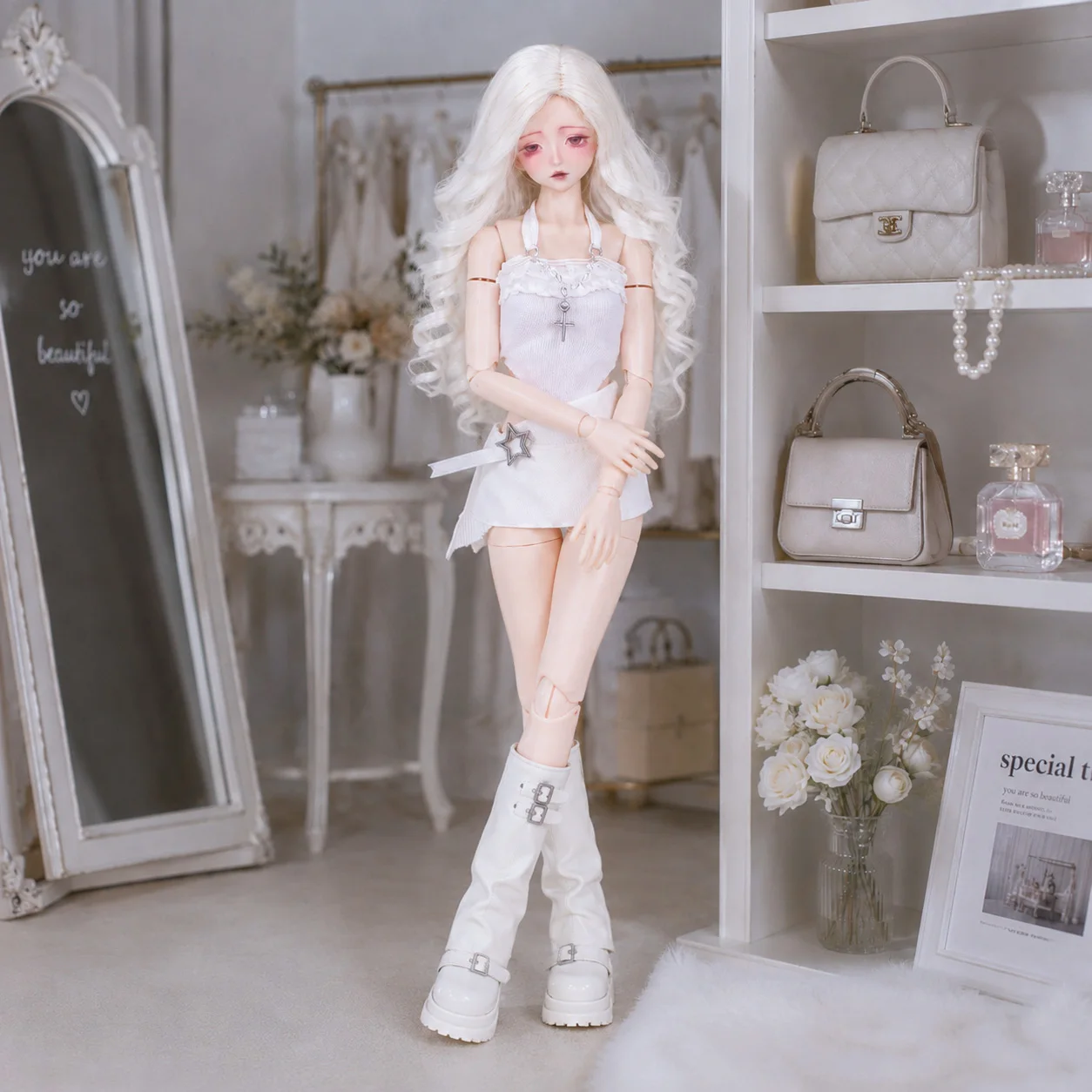 For Blythe Lolita Style JK Skirt Spice Girl Set For Azone 1/6 BJD Obitsu 22 OB24 Doll Clothes Accessories Gift Idea