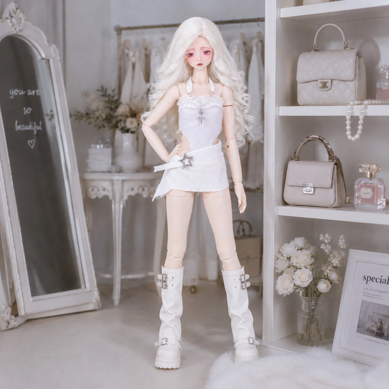 For Blythe Lolita Style JK Skirt Spice Girl Set For Azone 1/6 BJD Obitsu 22 OB24 Doll Clothes Accessories Gift Idea