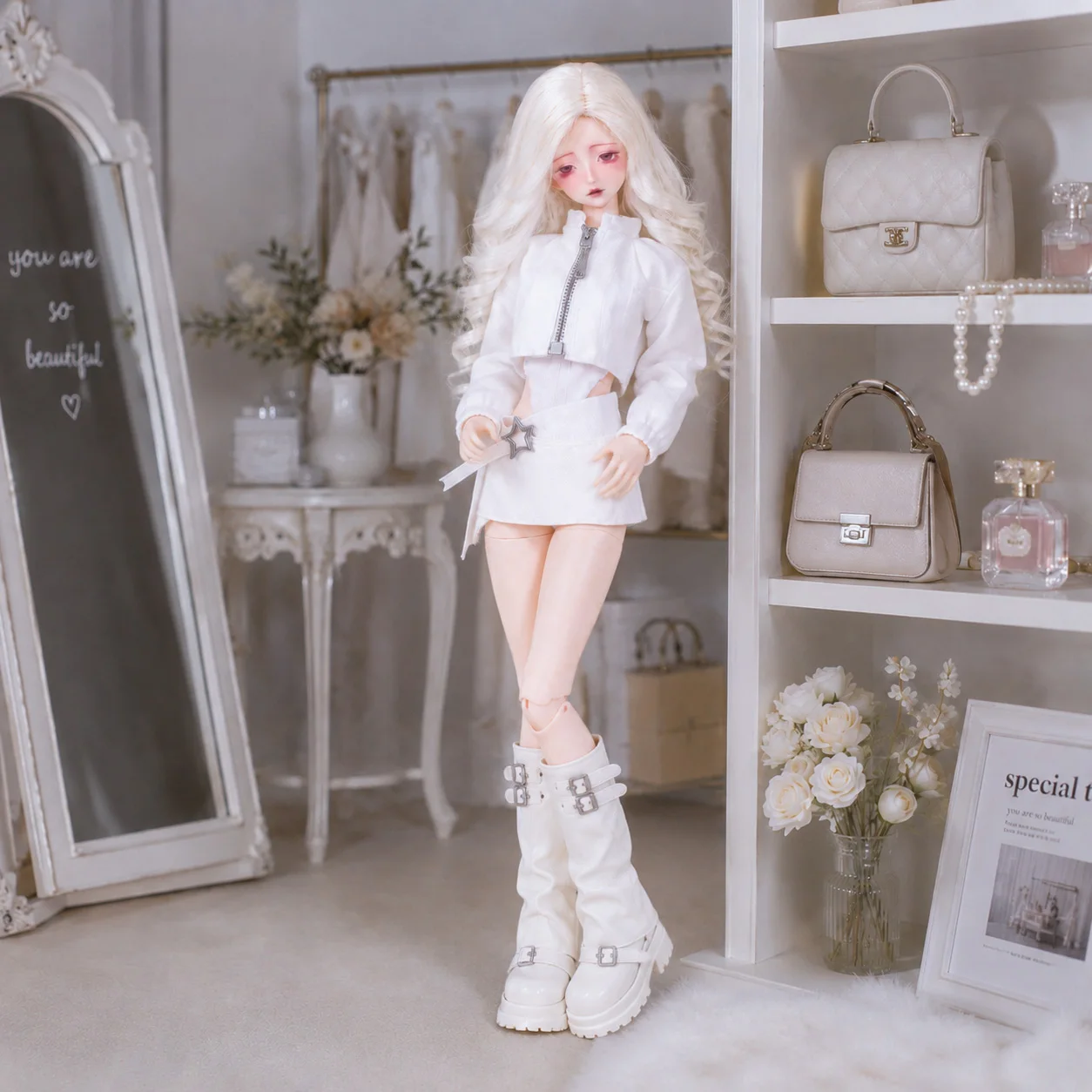 For Blythe Lolita Style JK Skirt Spice Girl Set For Azone 1/6 BJD Obitsu 22 OB24 Doll Clothes Accessories Gift Idea