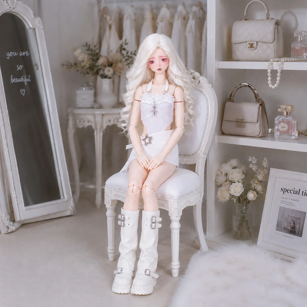 For Blythe Lolita Style JK Skirt Spice Girl Set For Azone 1/6 BJD Obitsu 22 OB24 Doll Clothes Accessories Gift Idea