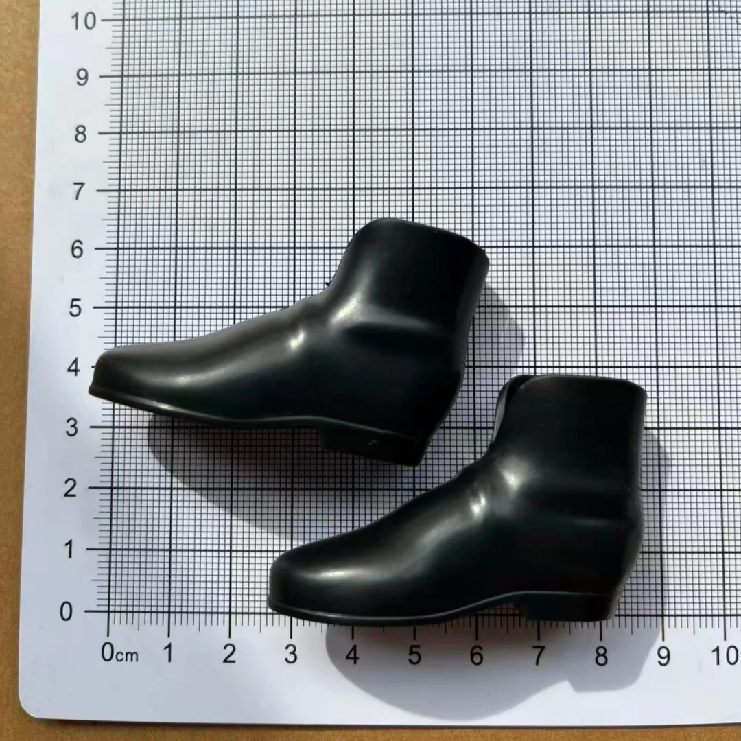 Male Doll Fashion Boots - Black Brown Gray DIY Accessory Shoes Decorative Parts for Collectible Figures