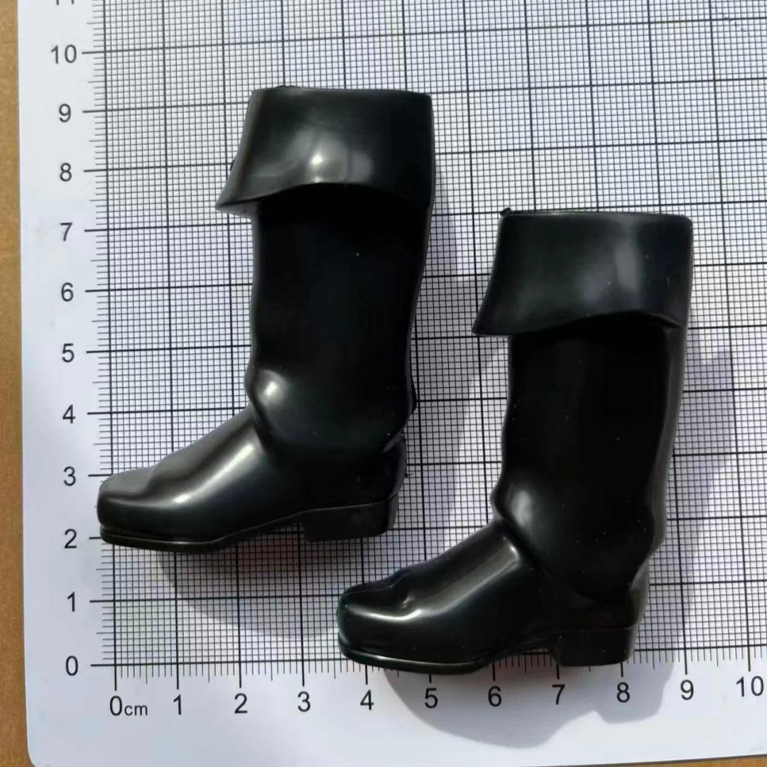 Male Doll Fashion Boots - Black Brown Gray DIY Accessory Shoes Decorative Parts for Collectible Figures