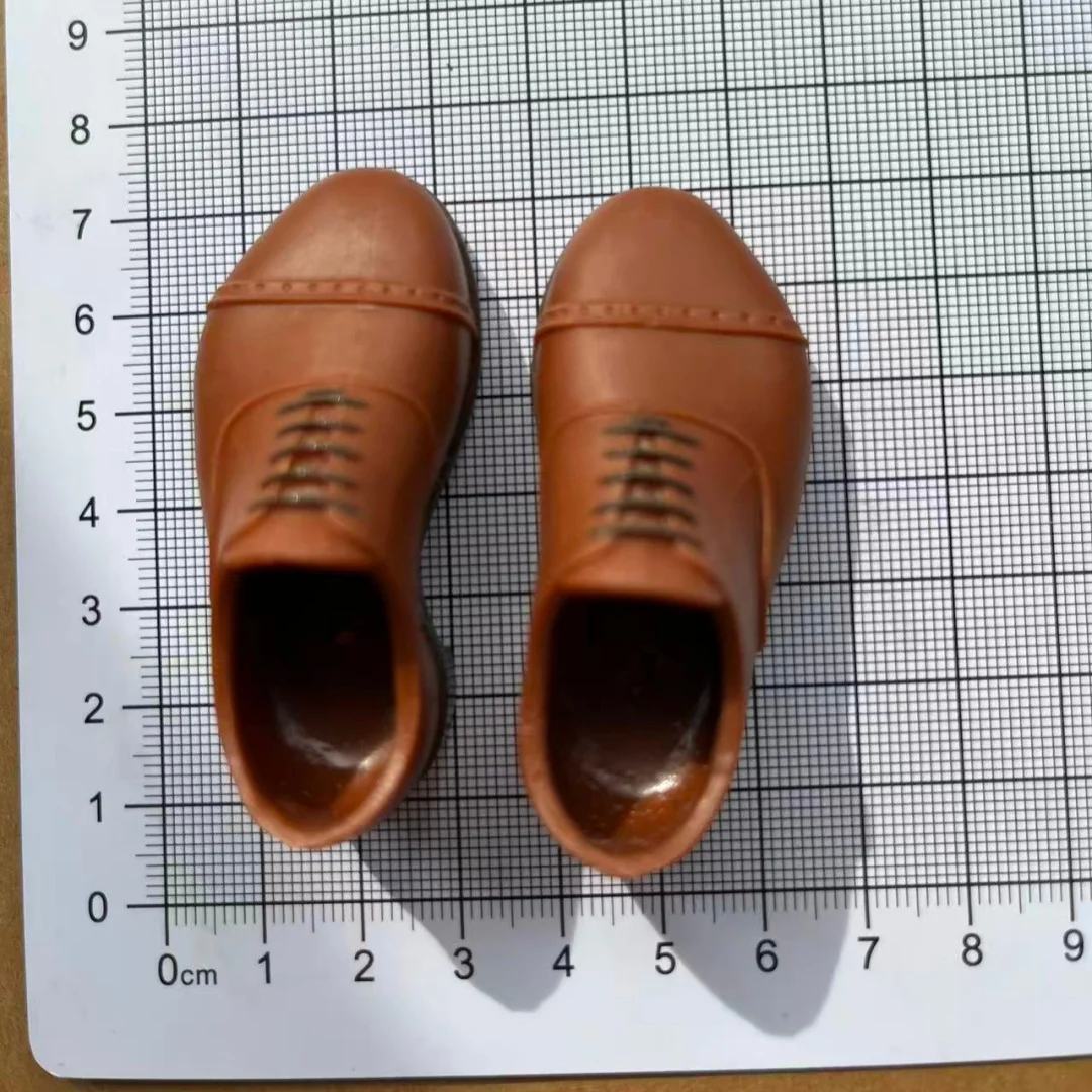 Male Doll Fashion Boots - Black Brown Gray DIY Accessory Shoes Decorative Parts for Collectible Figures