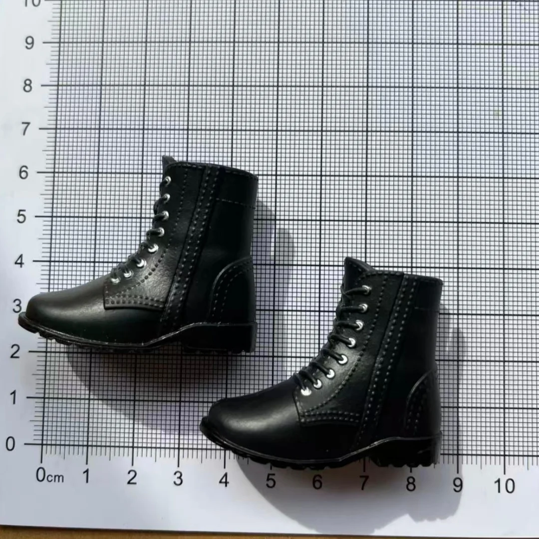 Male Doll Fashion Boots - Black Brown Gray DIY Accessory Shoes Decorative Parts for Collectible Figures