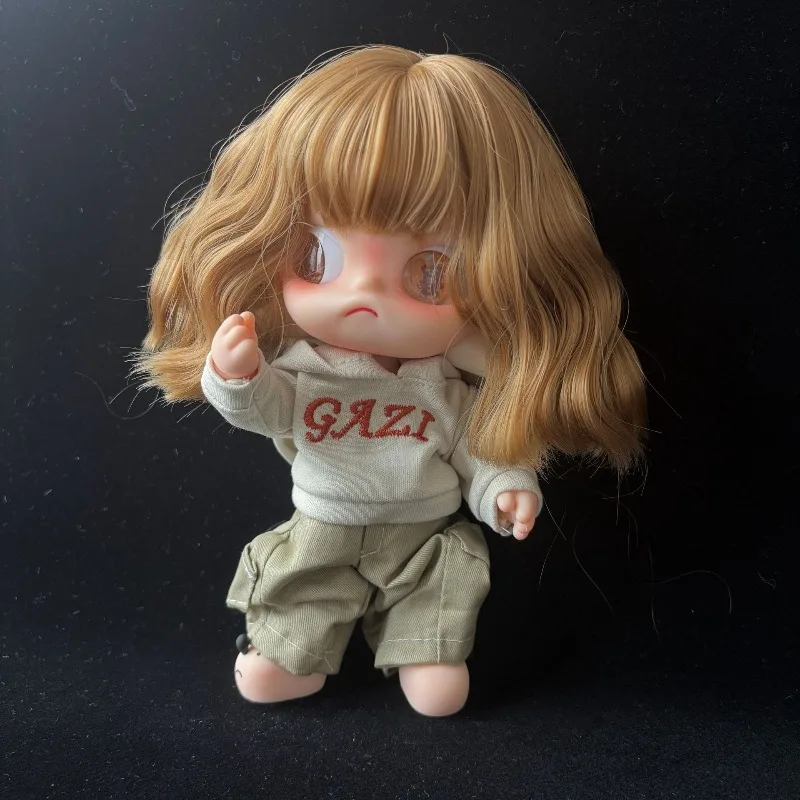 Trendy Doll Decoration Chicken Rolls Wig Cover BJD SD Doll Dress Up Accessories 2D Doll DIY Fashion High Temperature Silk Wig