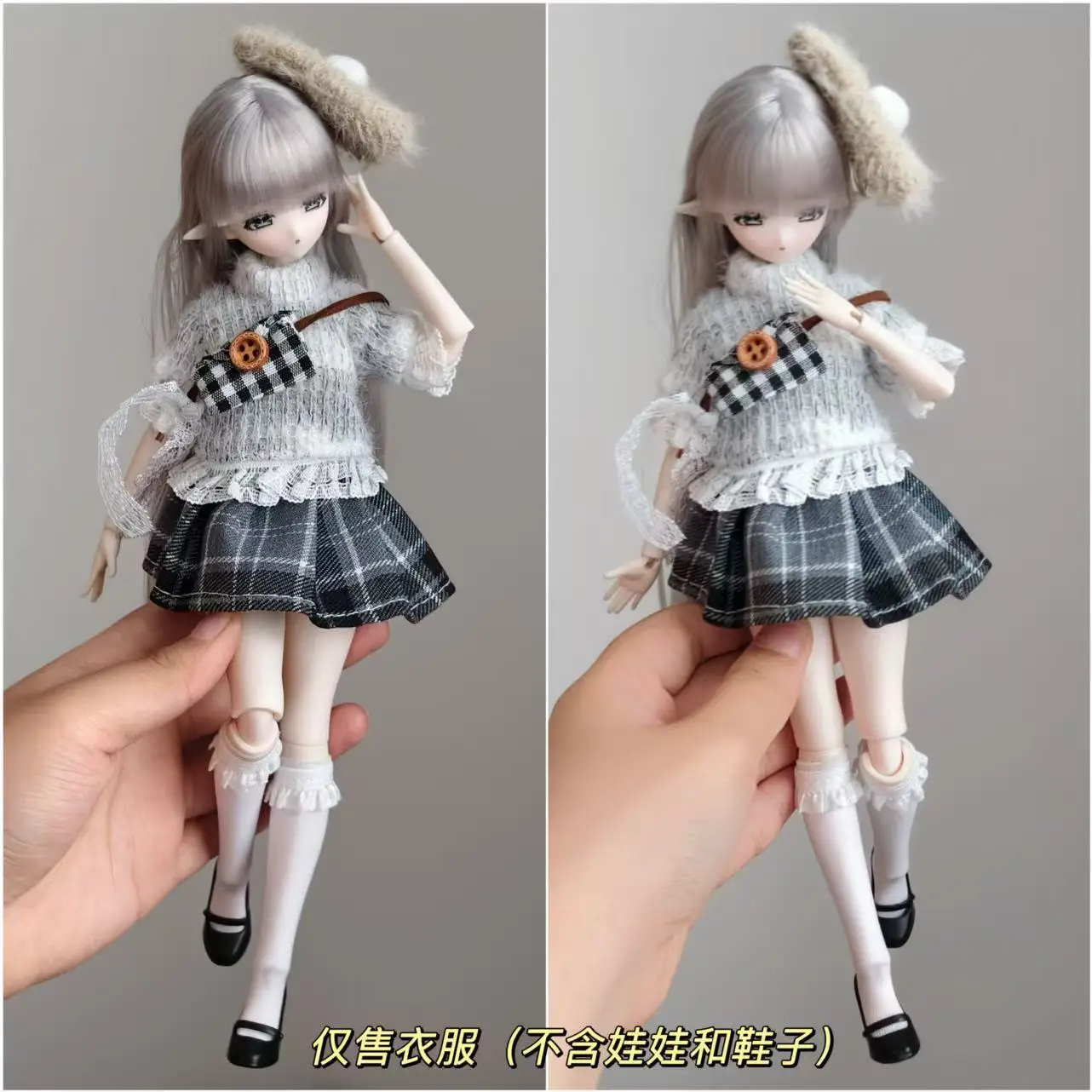 6 Point Lolita Style Doll Clothes Set Suitable For Azone Ob22 Ob24 Mitian 4th Generation Small 6 Size Doll