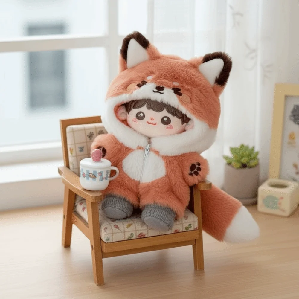 Cute Outfit 20cm Baby Clothes Fox Bunny Doll Clothes Doll Clothing Doll Costume