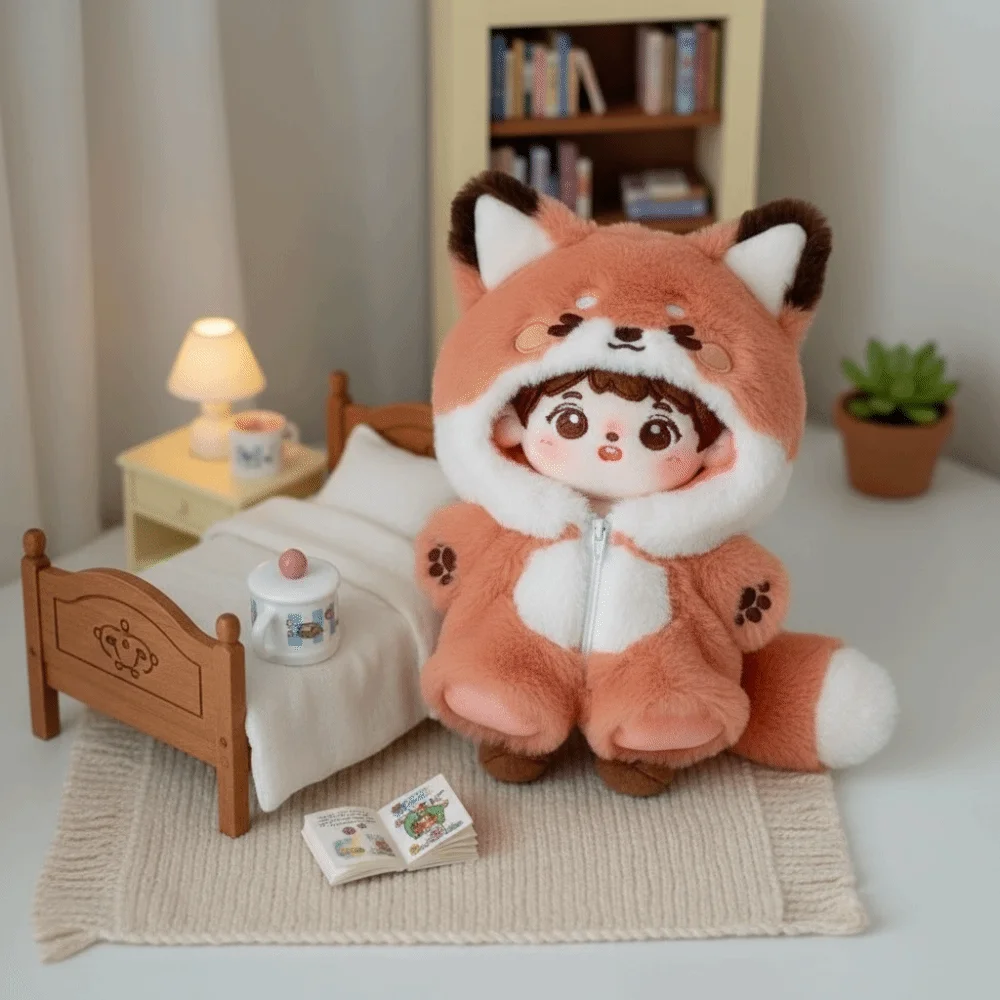 Cute Outfit 20cm Baby Clothes Fox Bunny Doll Clothes Doll Clothing Doll Costume