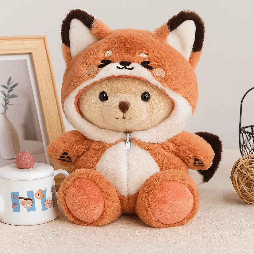 Cute Outfit 20cm Baby Clothes Fox Bunny Doll Clothes Doll Clothing Doll Costume