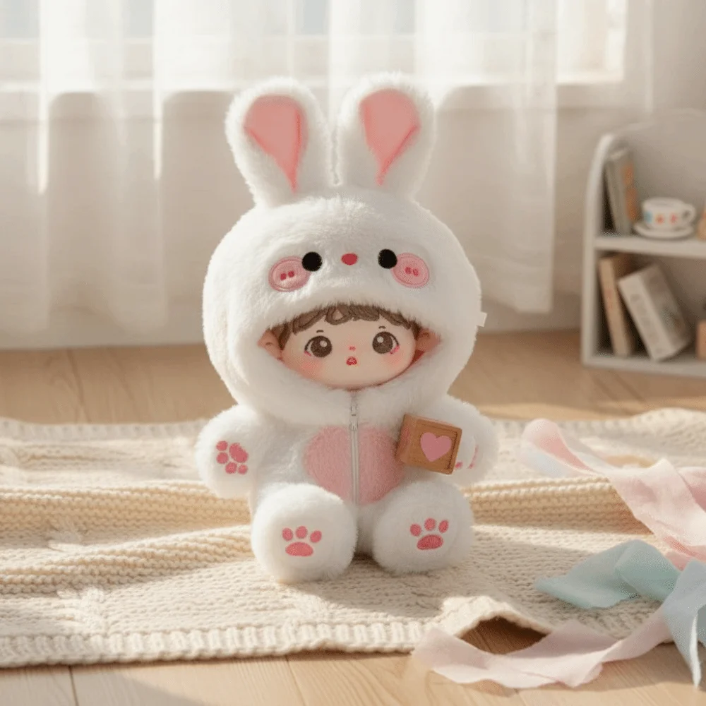 Cute Outfit 20cm Baby Clothes Fox Bunny Doll Clothes Doll Clothing Doll Costume