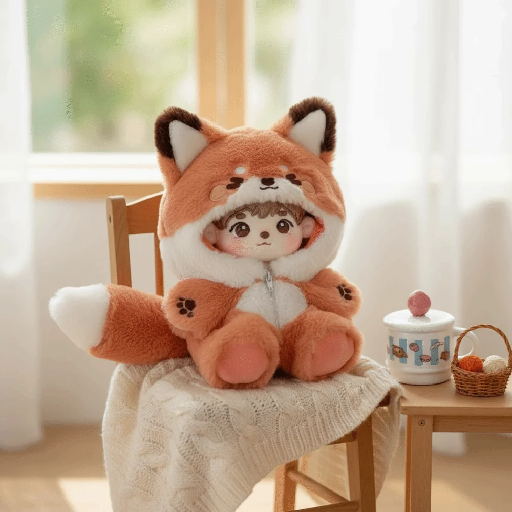Cute Outfit 20cm Baby Clothes Fox Bunny Doll Clothes Doll Clothing Doll Costume