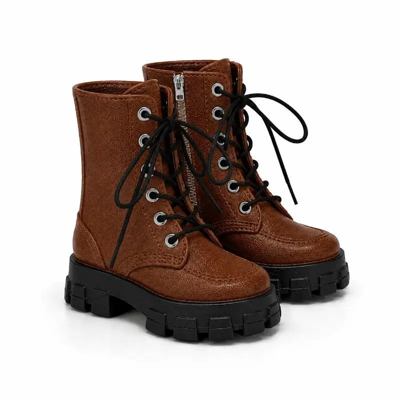 1 Pair OB22 Doll High Ankle Boots 1/8 Scale Durable Plastic Cool Shoes for Doll DIY Dress Up Hobby Supplies