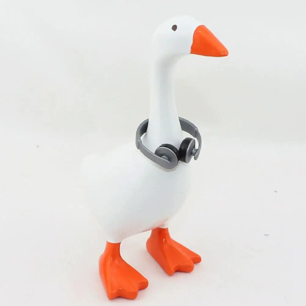 7 Inch Goose Clothes Outfits Hoodie Backpack Porch Duck Sweatshirt Tabletop Desktop Statues Lawn Garden Yard Decor Party Gifts