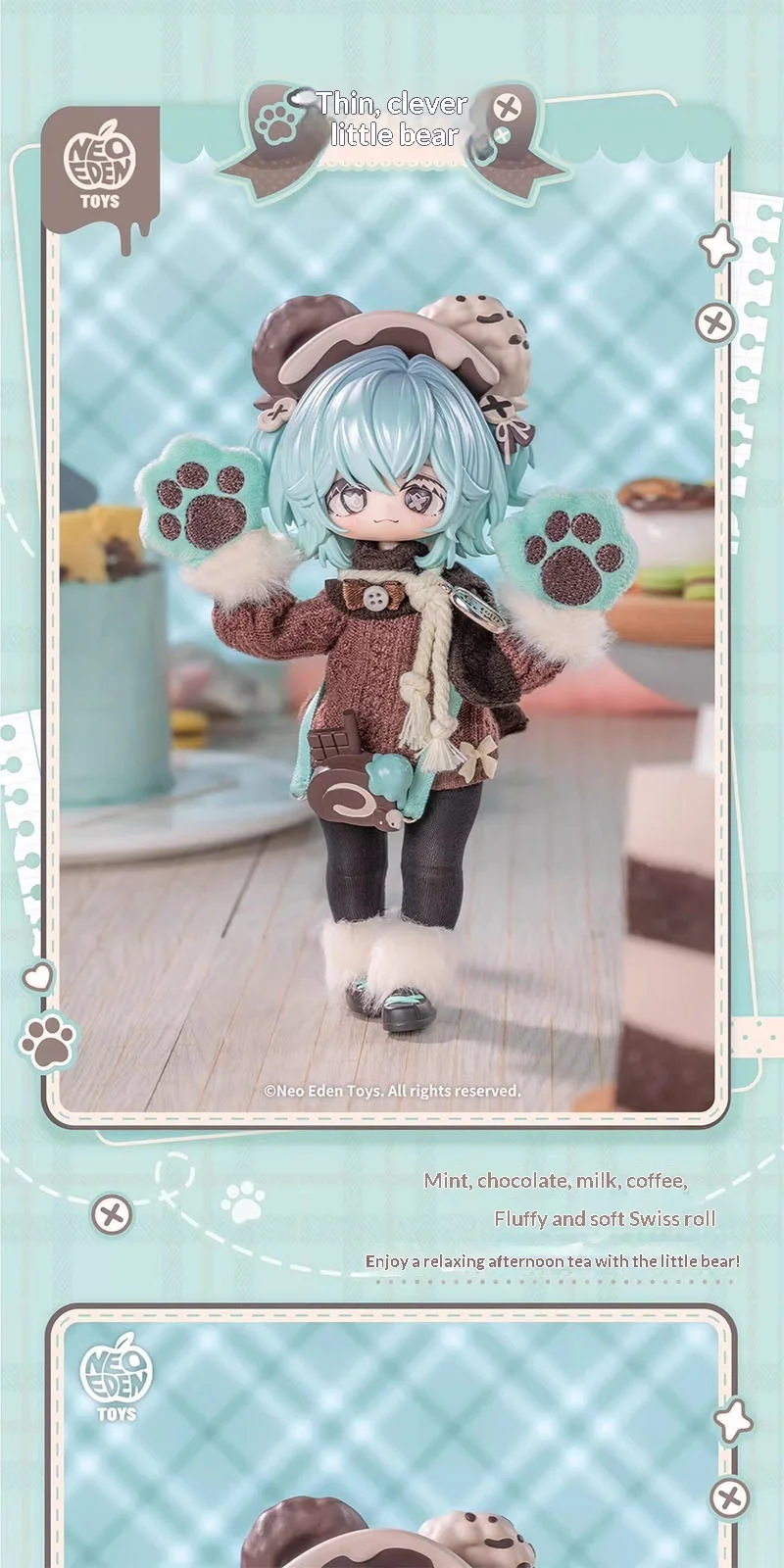 Hot New Neo Eden Toys Mia Sweety 1/12 BJD Blind Box Mystery Box Cute Action Anime Figure Kawaii Model For Festival Gift