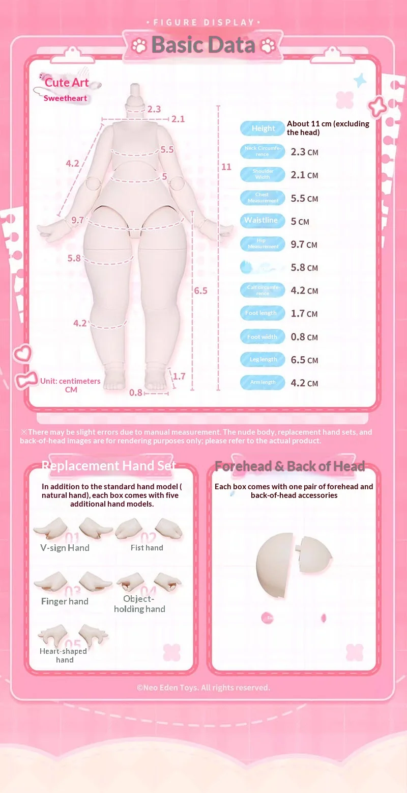 Hot New Neo Eden Toys Mia Sweety 1/12 BJD Blind Box Mystery Box Cute Action Anime Figure Kawaii Model For Festival Gift