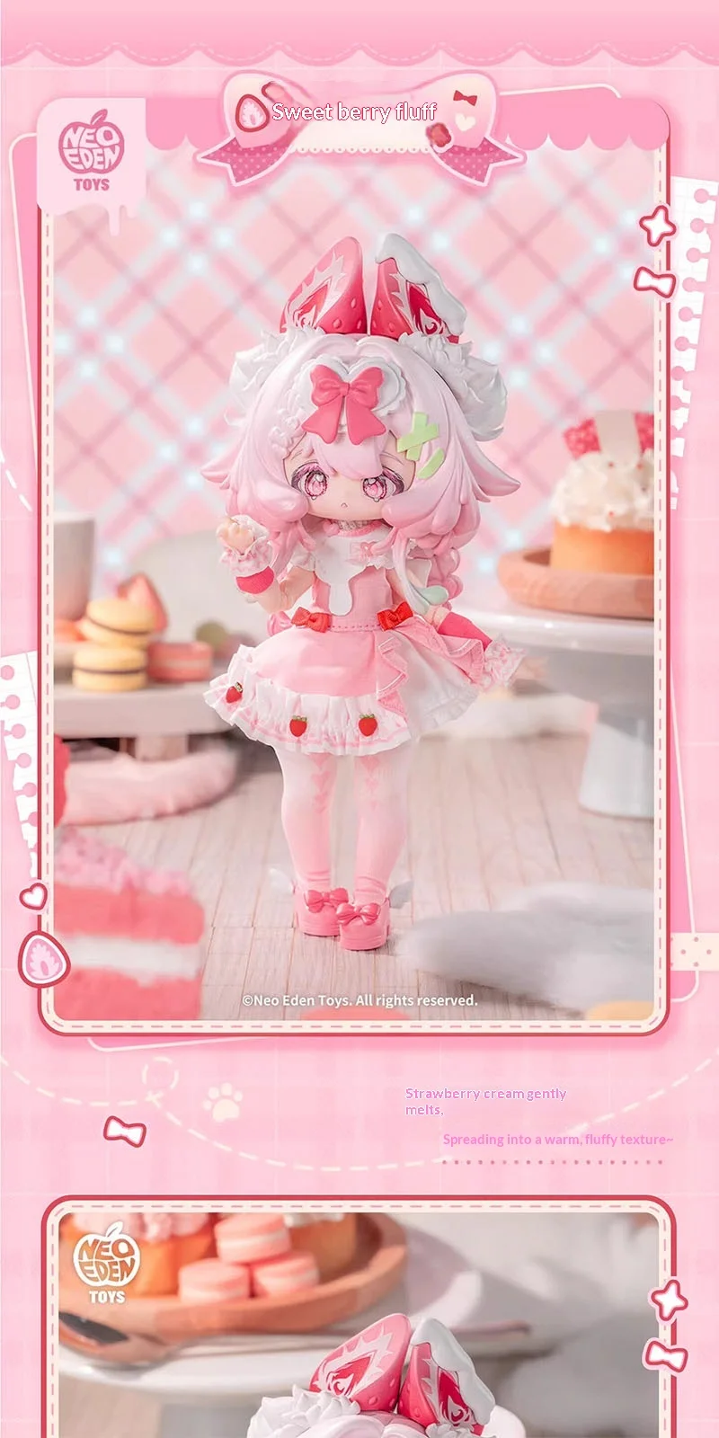 Hot New Neo Eden Toys Mia Sweety 1/12 BJD Blind Box Mystery Box Cute Action Anime Figure Kawaii Model For Festival Gift