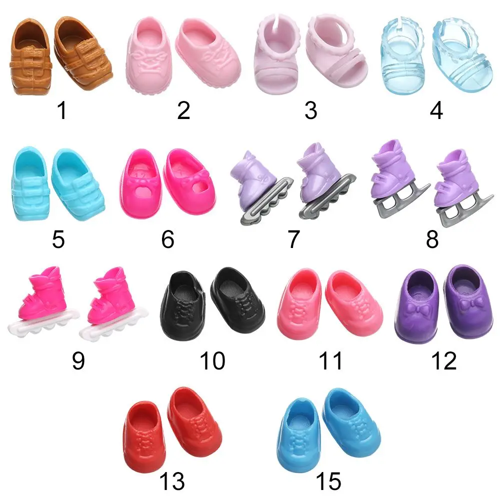 High Quality General-Purpose 1/8 Body 8~16cm Dolls Stand Fashion Sandals PVC Wear Cute Shoes