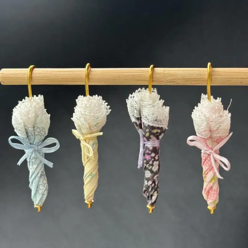 Cute Mini Doll Umbrella Creative Photo Prop Tiny Decor Umbrella Accessory for 1/12 Dollhouse Decor Doll Dress Up Supply