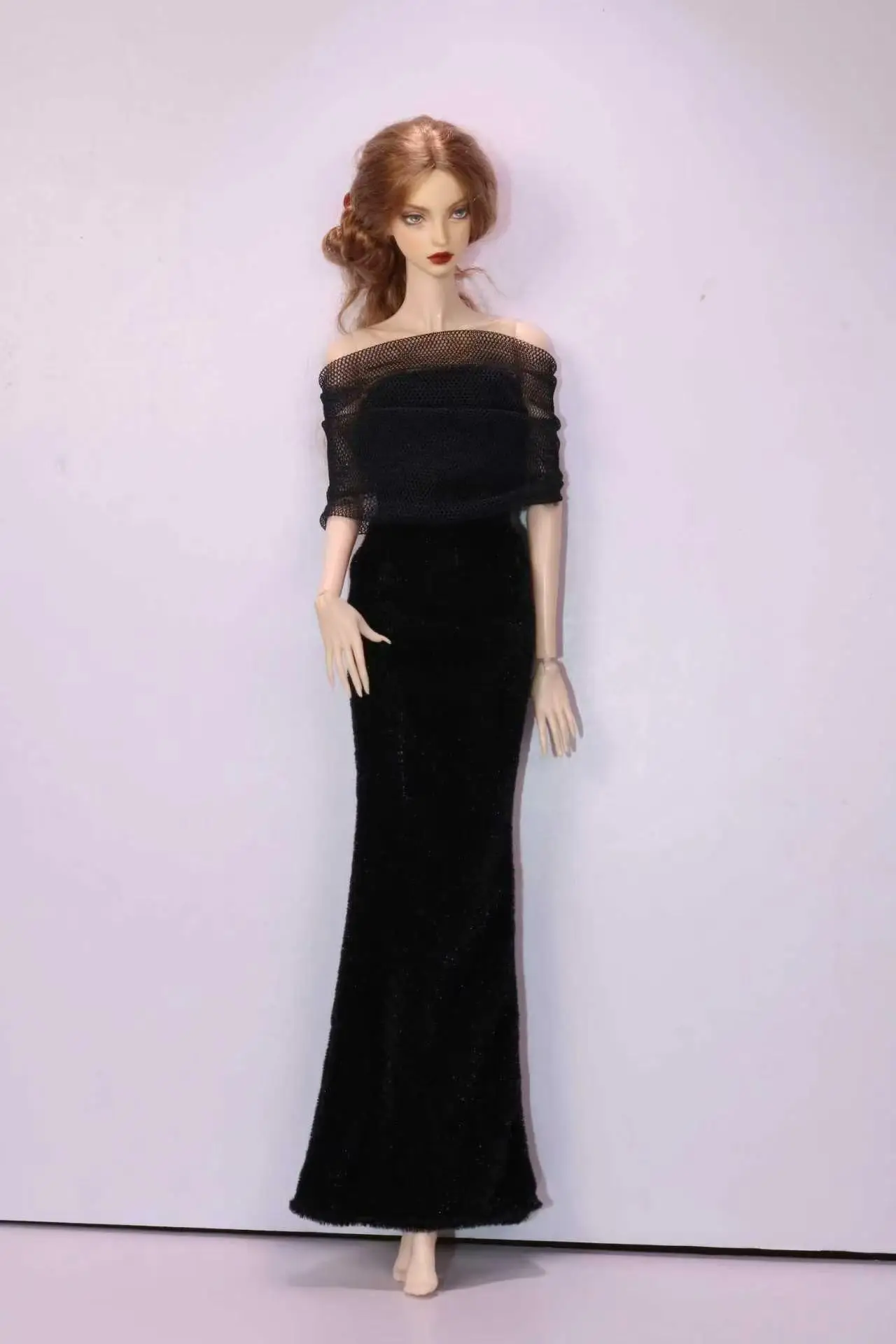 New Style Toy Accessories Gift, Pretty Fitted Mermaid Long Gown Dress for BB FR 1/6 Scale 30cm Dolls