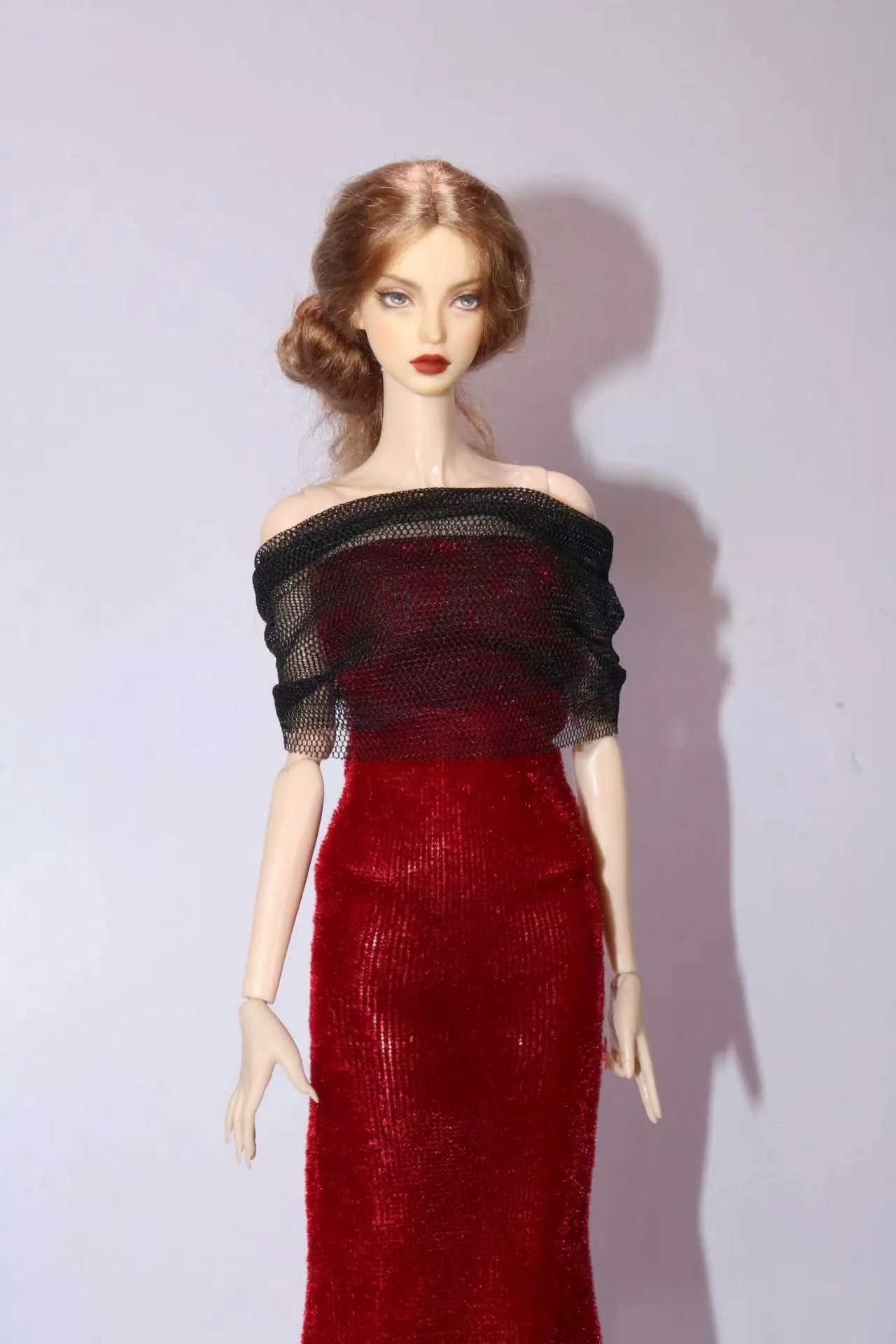 New Style Toy Accessories Gift, Pretty Fitted Mermaid Long Gown Dress for BB FR 1/6 Scale 30cm Dolls