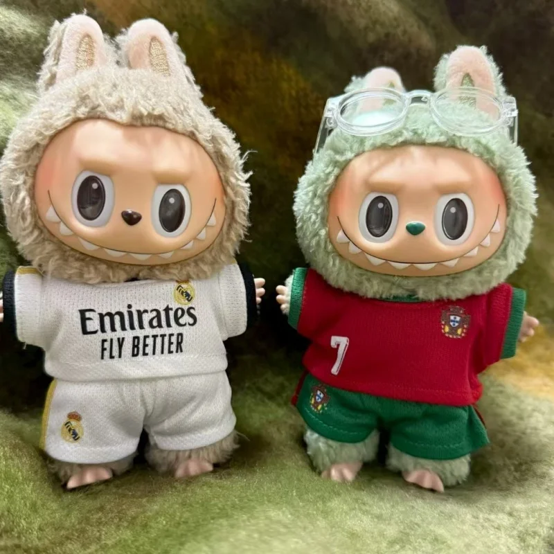 Cute For Labuibu Clothes 15 17cm First Second Generation The Third Generation For Labubu Basketball Football Clothes Cute Doll