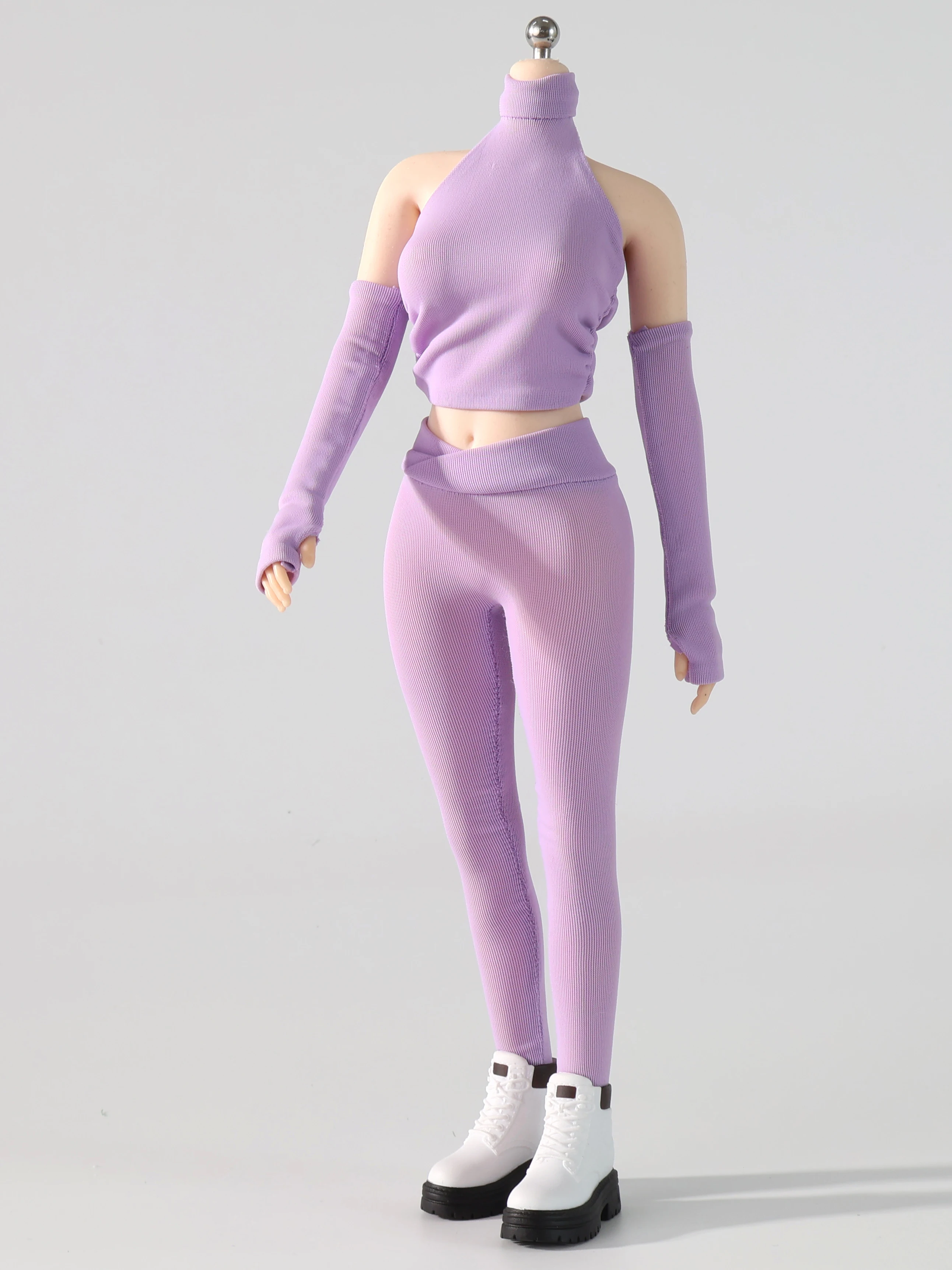 1/6 Scale Female Yoga Wear Set Hooded Jacket Clothes Outfit, Doll Clothing Accessory for 12 Inch Female Action Figure Bodies Par