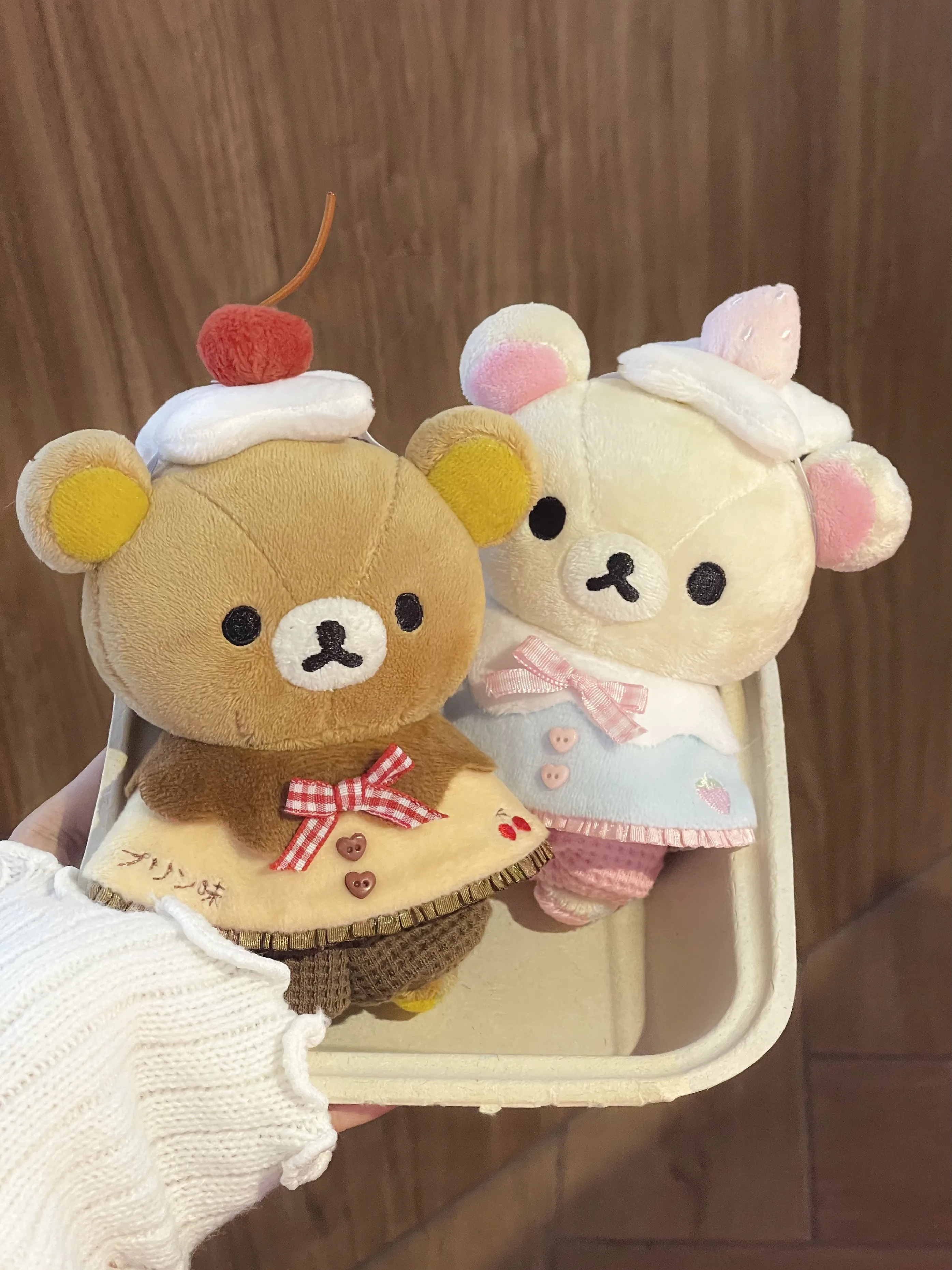 10cm Doll Cloak Cape Outfit Cute Hooded Clothes For Pudding Nunu Sea‑star Body Cotton Plush Doll Costume Accessories