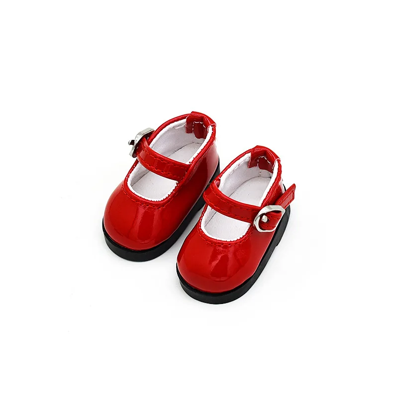 Mini PU Leather Shoes Fit ZSIGA Figure 20cm Cotton Doll 1/6 BJD Doll Formal Shoes Mini Doll Footwear Dress Up  Accessories