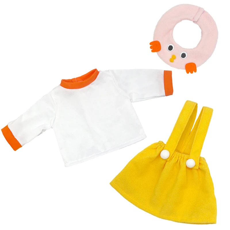 17 Inch Baby Doll Boy Outfit Green T-shirt Overalls for 43cm 18 Inch Doll Clothes Rompers