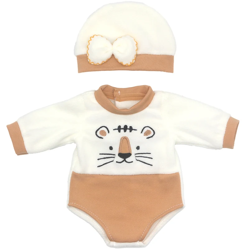 17 Inch Baby Doll Boy Outfit Green T-shirt Overalls for 43cm 18 Inch Doll Clothes Rompers