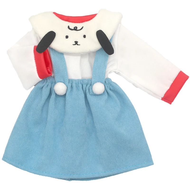 17 Inch Baby Doll Boy Outfit Green T-shirt Overalls for 43cm 18 Inch Doll Clothes Rompers