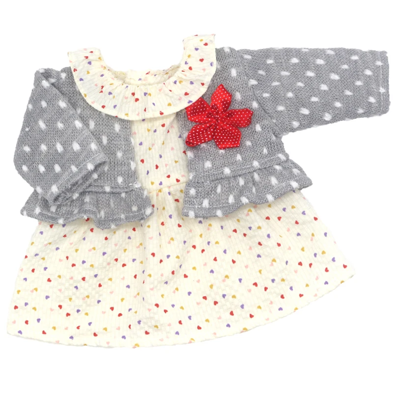 17 Inch Baby Doll Boy Outfit Green T-shirt Overalls for 43cm 18 Inch Doll Clothes Rompers