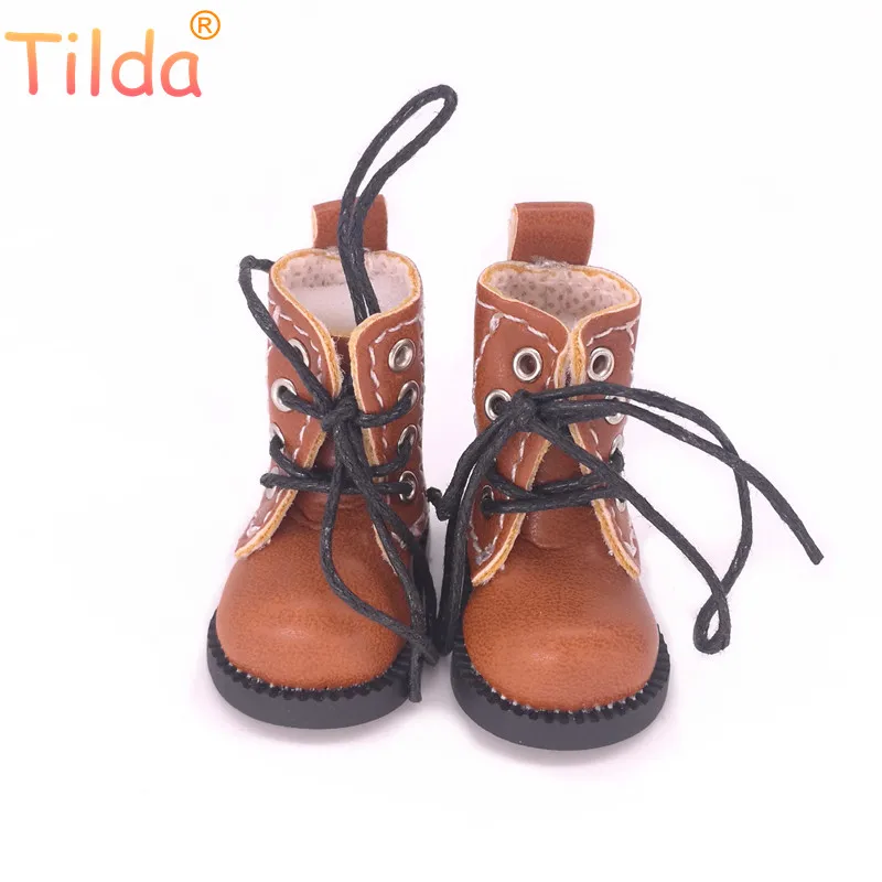 Tilda 1/8 Doll Boots Toy Shoes For Blythe OB24 OB26,Lovely Mini Short Boots for Blyth Ball Joint Doll Toys Accessories for Girls