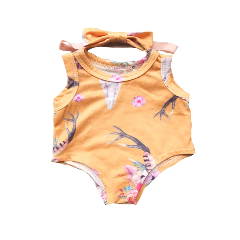 Baby Doll Summer Clothes for 43cm Born Baby Doll Swim Clothes 18 Inch Doll Bikini