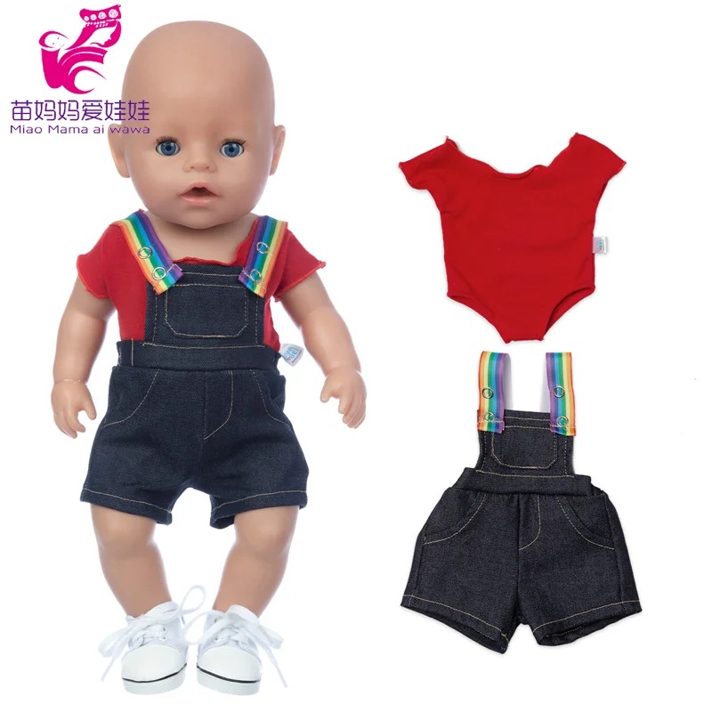 Baby Doll Summer Clothes for 43cm Born Baby Doll Swim Clothes 18 Inch Doll Bikini