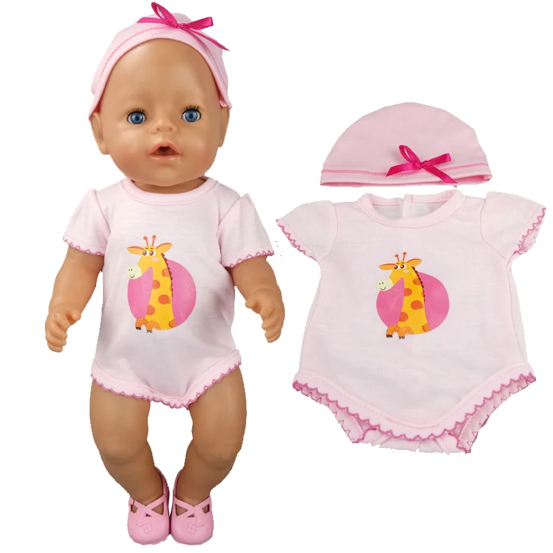 Baby Doll Summer Clothes for 43cm Born Baby Doll Swim Clothes 18 Inch Doll Bikini