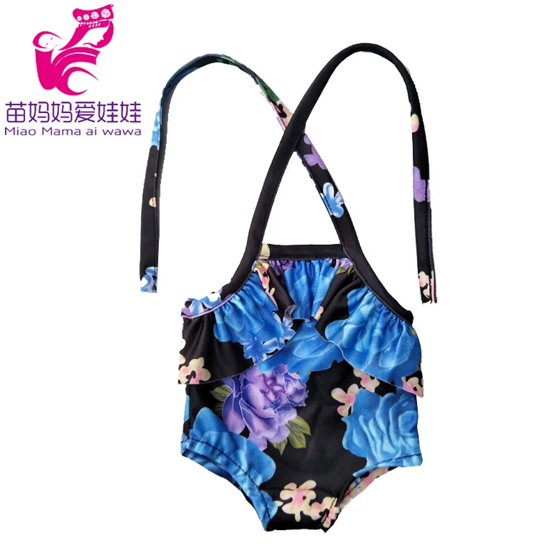 Baby Doll Summer Clothes for 43cm Born Baby Doll Swim Clothes 18 Inch Doll Bikini
