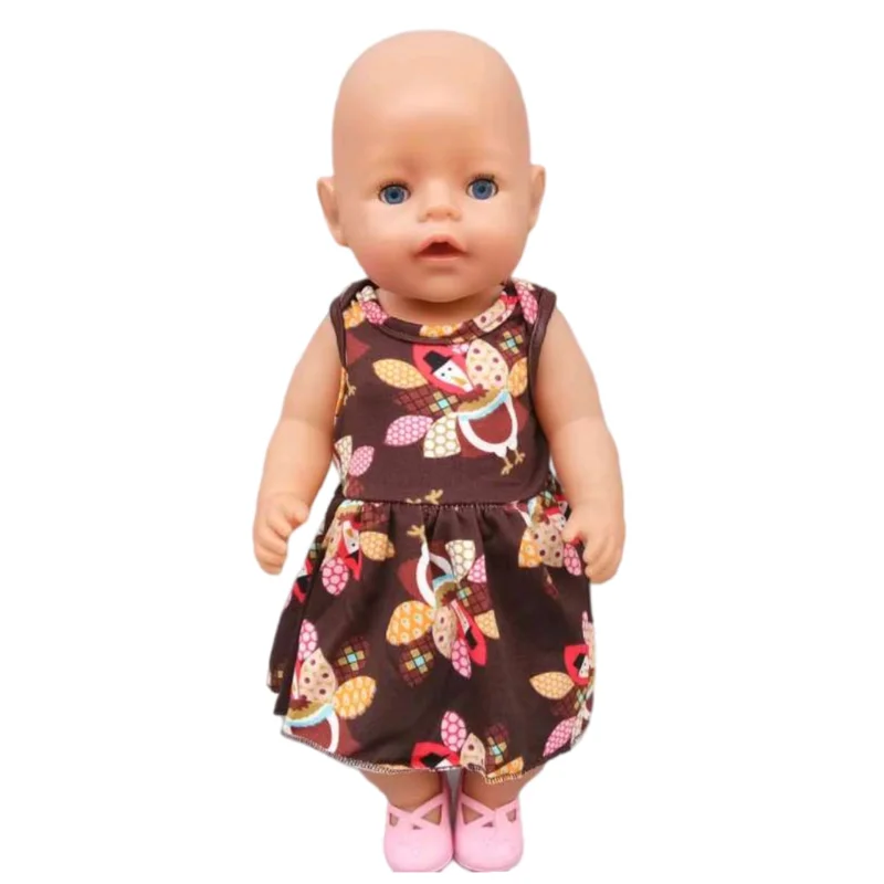Baby Doll Summer Clothes for 43cm Born Baby Doll Swim Clothes 18 Inch Doll Bikini