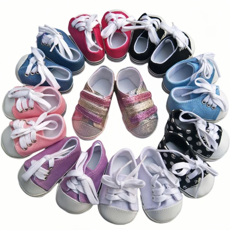 Doll Shoes for 43cm Baby New Born Dolls Reborn Baby Doll Shoes for 18' Girls Doll Cute Animal Princess Shoes