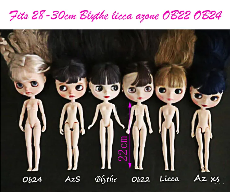 Toys Doll Clothes Fit 28-30cm Blyth Azone OB22 OB24 Party Doll Dress Up Soot Stripes Pink Gray Tights Pantyhose