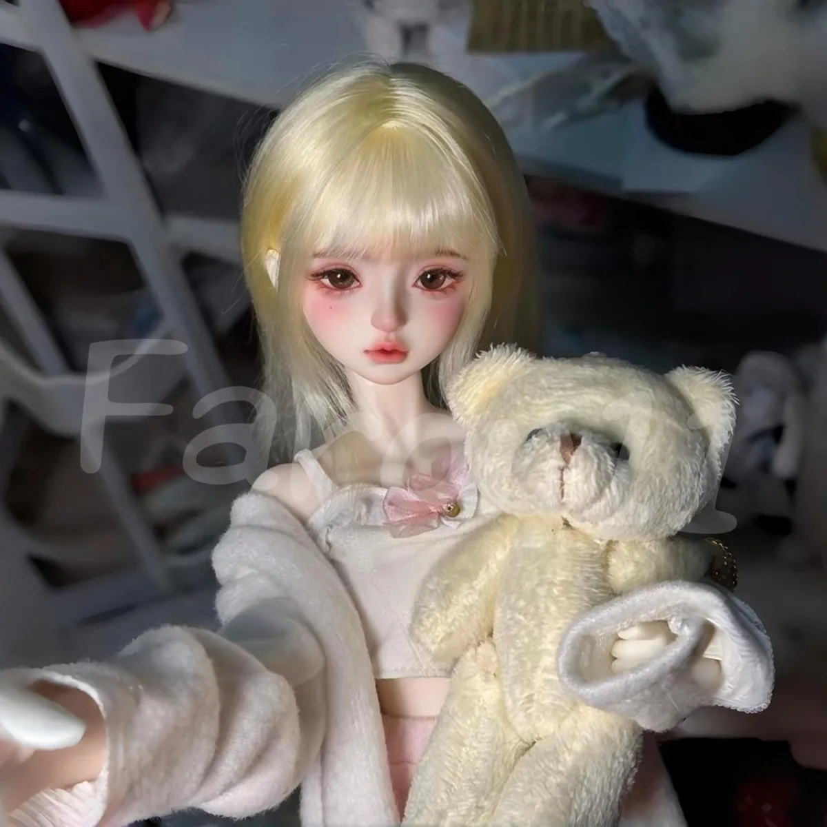 Super Sweet Cute Modern Barbie Doll Doll Toy Girl Room Ornament 6 Points Bjd Doll Blind Box Tide Play